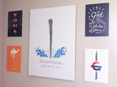 Canvas Prints bible canvas custom graphic design poster print sale type verse