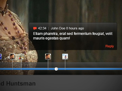 Timeline Commenting comment mark timeline video video player