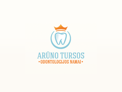 A.T Odontologijos namai all4leo blue crown dentist dentists gold golden leo logo orange sky blue teeth