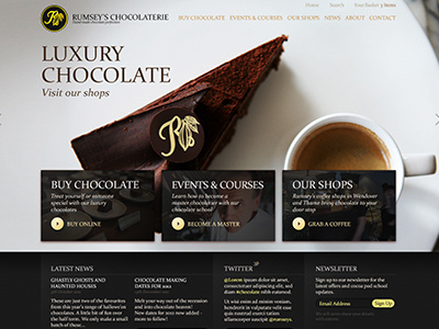 Rumseys concept design web design web development