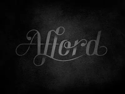 Afford pt. II