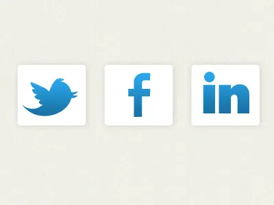 Social Media Icons blue facebook icons linked in social social media twitter