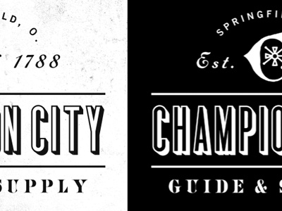 Additional exploration typography vintage