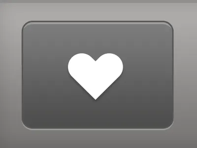 Like button ios mobile ui