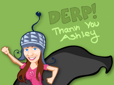 My Derphero ashley mcquaid illustrator superhero