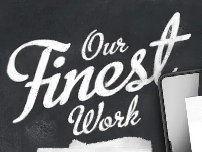 Chalk type chaly script type typography