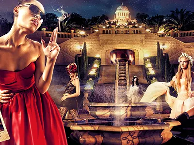 Work in Progress - Promotional site carriage castle cinderella composite digital manipulation girls modern night photo manipulation photoshop promotions sexy