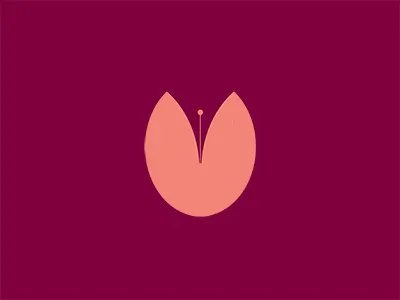 Pen + Tulip Concept branding concept flower fountain pen identity logo negative space pen publishing tulip
