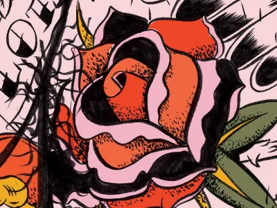 Tattoo editorial freelance illustration