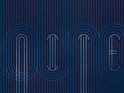 NITE america blue red stripes typography united white young