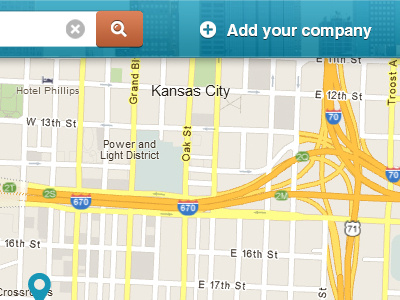 StartupShopKC map search