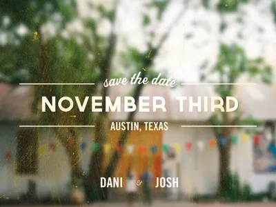Save The Date austin brush governor jokal save the date spoletto texas trade gotchic viveros
