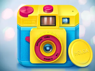 Holga Camera apple camera cmyk hd icon ios lomo photo photoshop plastic