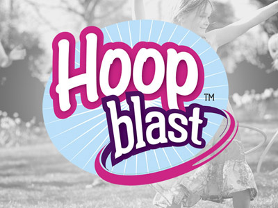 Hula Hooping Logo Concept active hoop hula