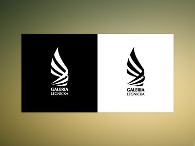 Galeria legnicka logo logo wave