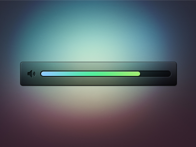 Volume slider ui volume