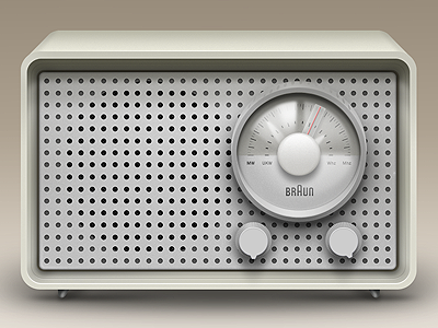 Braun Radio 2 icon sanadas ui