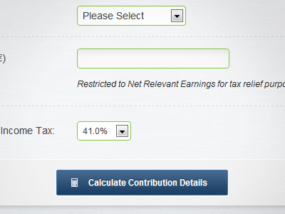 Form Field Highlights button calculator fields form inputs ui