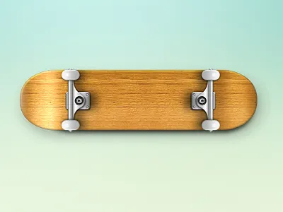 Skateboard california icon illustration micronaut skateboard