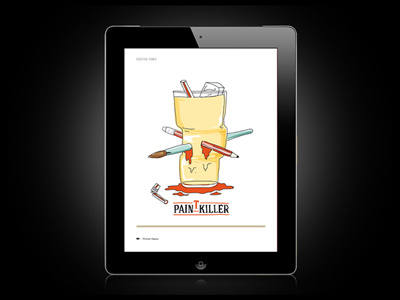 digital Bar Magazine #2 art bar bratislava digital drinks graphicdesign illustration ipad magazine slovakia