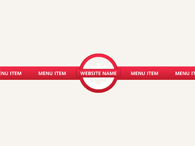 Ribbon Menu Freebie fireworks freebie menu navigation