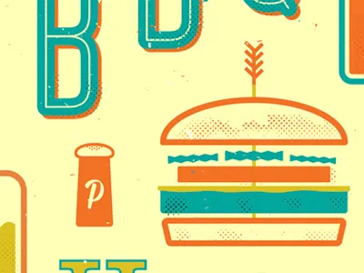 Burger b beer burger food h pepper wine