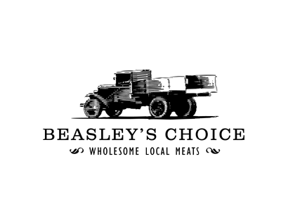 Beasley's Choice BW beef bw logo meat truck