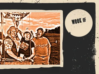 random banner halftone texture