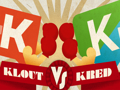 Klout Vs Kred Blog Photo art blog design graphic klout kred unation