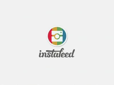 instafeed branding instafeed instagram logo typography