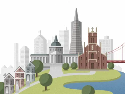 San Francisco illustration san francisco vector