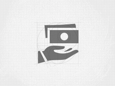 "request money" icon hand icon money pictogram request