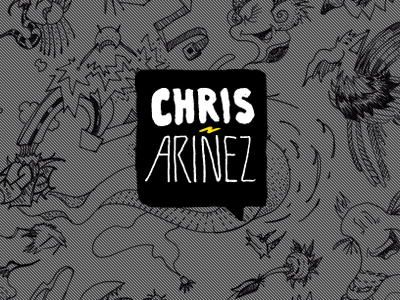 Ariñez Identity doodle hand lettering identity logo sketch