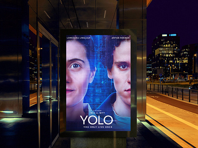 YOLO branding creative design graphic design movie poster photoshop manipulation posters yolo