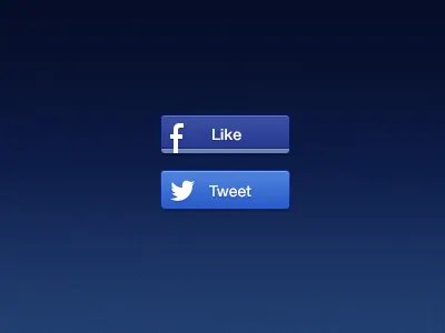 social buttons button facebook social twitter