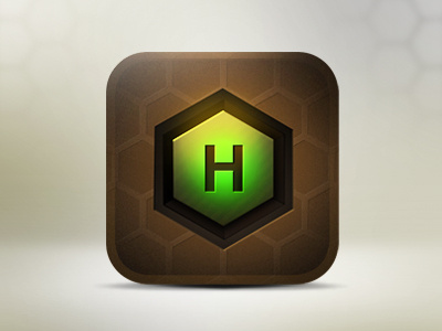 Hexwords app icon art bangalore colors design digital game glow green india kerala yellow