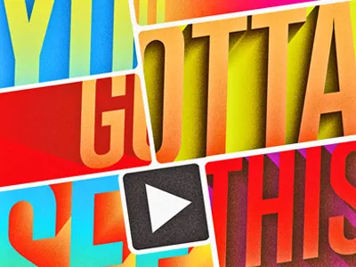 you gotta see this color modern texture type typography