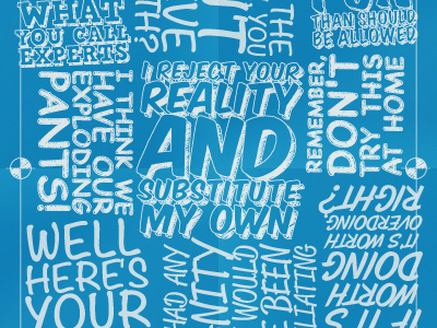 Reality? digital typography vector