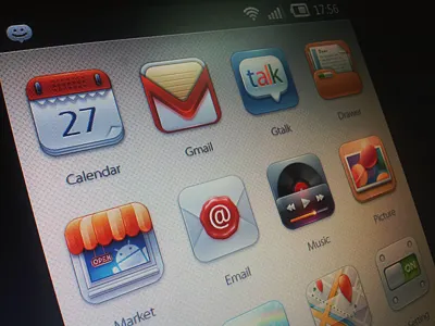 360 Mobile Icon android icon interface mobile phone ui