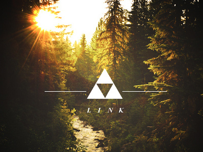 Tri-Force design forrest logo rebound typography