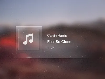 Music Player Concept No. 2 design minimalistic music player simple spotify ui web