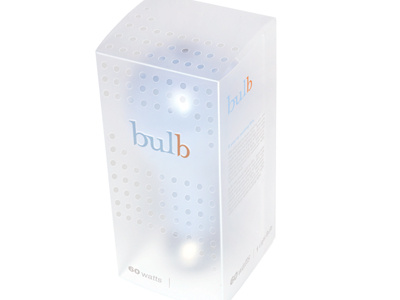 Light bulb Packaging (Old Project) branding clean old packaging design