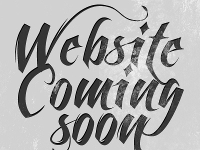 Waiting page font typography waiting page