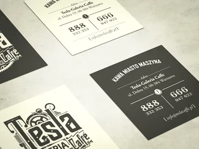 Tesla Business Cards business caffe card cards design logo tesla teslalogo