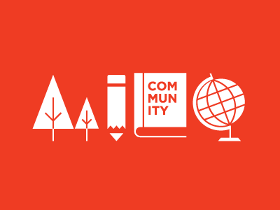 Icons for University club community global university