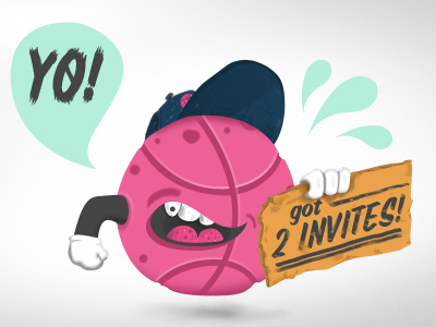 Dribbble Invites! (Over) ball dribbble invites scalper yo