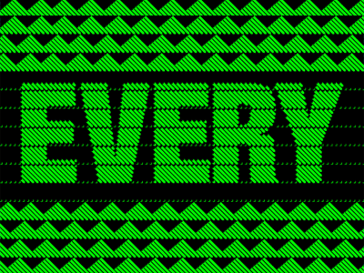 Project #6 animated type gif neon type typography