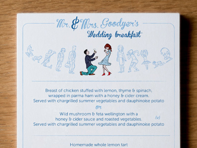 Adam Tracey Wedding menu fontface handwrite illustration invitation lettering luca zamoc type wedding zamoc