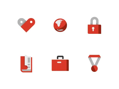 Wildfire Brand Icons icons illustration wildfire