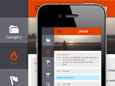[study design] Social APP concept app concept design gui social ui